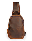 Spacious Leather Crossbody Bag | Salvion