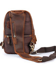 Spacious Leather Crossbody Bag | Salvion