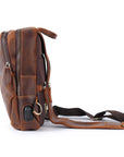 Spacious Leather Crossbody Bag | Salvion
