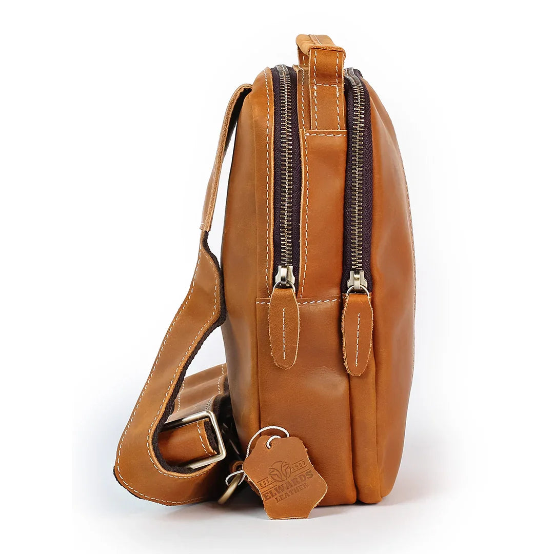 Leather Sling Crossbody Bag | Leander